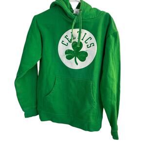 NBA Hoodie Men's Green/White‎ Boston Celtics Long Sleeve Pullover Sz M NWT